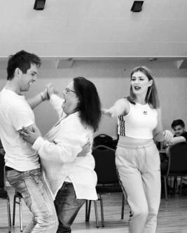 cast in rehearsals